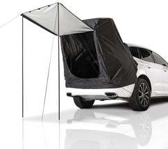 Tailgate Tent For Suv, Suv Tent With Awning Shade &amp; Screen Net,Car Roof, Black - $103.95