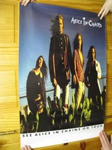Alice In Chains Poster On Tour Band Shot - £213.01 GBP