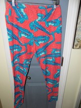 LuLaRoe Saxophone Leggings Size T/C Women&#39;s EUC - £16.45 GBP