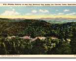 Winding Highway Newfound Gap North Carolina NC UNP Linen Postcard W20 - $2.92