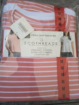 NoTag Ecothreads Women&#39;s Short Sleeve T-Shirt Organic Cotton - £15.71 GBP