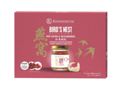 Kinohimitsu Bird&#39;s Nest with Red Dates &amp; Wolfberries (6&#39;s) – No Sugar Ad... - $79.90