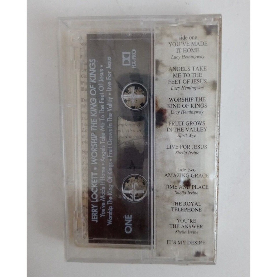 Jerry Lockett Worship The King Of Kings Cassette New Sealed Item image 2