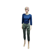 Nili Lotan Womens 0 Cropped Pants Green Cotton Cargo Low Rise Pockets Zi... - $84.99