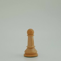 Chess Pawn Ivory Tan Plastic Felt Replacement Game Piece Faux Wood - £2.00 GBP