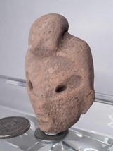 Mexican Pre Columbian Tlatilco Terracotta Head - £97.34 GBP