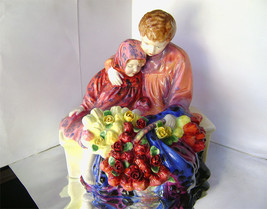 Vintage Early Royal Doulton Flower Seller’s Children Big Figurine HN 1342 Retire - £152.54 GBP