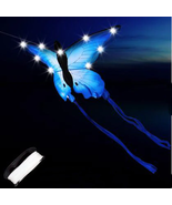 New Arrive High Quality Outdoor Fun Sports LED Butterfly Kite with Light... - £24.26 GBP