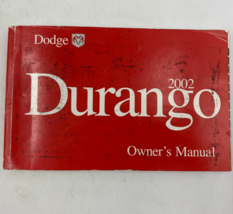 2002 Dodge Durango Owners Manual Handbook OEM A01B52034 - £18.09 GBP