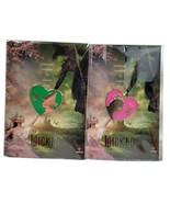 Wicked Heart-Shaped Elphaba and Glinda Movie Memorabilia Collector Pin Set - $18.46