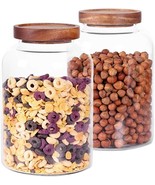 LEAVES AND TREES Thicken Glass Storage Jar, Food Storage Container/Canis... - $40.93 CAD