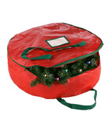 Elf Stor 1013 Premium Red Holiday Christmas Wreath Storage Bag for 24 in... - $58.39 CAD