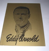 Eddy Arnold Concert Tour Program Vintage 1960&#39;s VG++/NM - $14.99