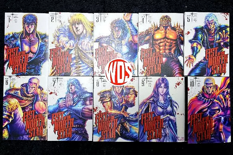 Fist Of The North Star Manga Buronson vol 1-10 Omnibus English Comic FRE... - €224,48 EUR