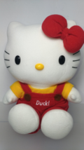 Hello Kitty   Plush Doll    Duck !    H - 8in   White   Sanrio  Japan    NEW - $15.19