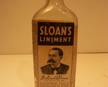 VINTAGE SLOANS LINIMENT GLASS BOTTLE W/ METAL SCREW TOP LID 6 OZ. - $26.99