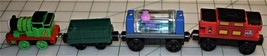 Thomas train engine aquarium  box caboose has music.4 piece set Magnetic - £11.98 GBP