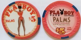 $5 Palms Playboy Club Ltd Edition 3000 Las Vegas Casino Chip vintage - £11.93 GBP