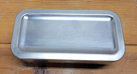 Vtg MCM Refrigerator Storage Revere Ware 1801 Stainless Steel Lidded Container - £15.07 GBP