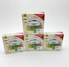 Kerr Wide Mouth Mason Canning Jar Lids - 4 Boxes (48 Lids Total) - Brand New - £25.32 GBP
