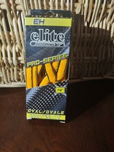 Elite Hockey Pro-series Yellow Oval 72&quot; Shoe Strings - £14.89 GBP