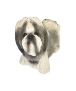 Vintage Classic Critters UDC Shih-Tzu Dog Figurine Signed Stamped On Bottom - £15.72 GBP