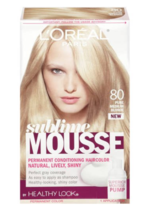 B1G1@20% OFF Loreal Sublime Mousse Conditioning Hair Color 80 Pure Mediu... - £10.13 GBP