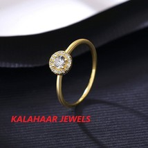 Diamond Ring, Diamond Moissanite Ring, Promise Ring, Marriage Proposal Engagemen - £108.69 GBP