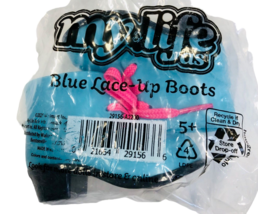 My Life As Blue Lace Up Boots Pink Laces 18 inch Doll New in Package - £11.11 GBP