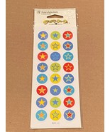 American Greetings Multi Color Stars On Circles 72 Stickers*NEW/SEALED* p1 - $5.99