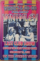 Van Halen Last Club Show metal hanging wall sign - £19.01 GBP