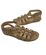 Baretraps Strappy Renelle Gladiator Brown Leather Fisherman Sandals Wome... - £21.23 GBP