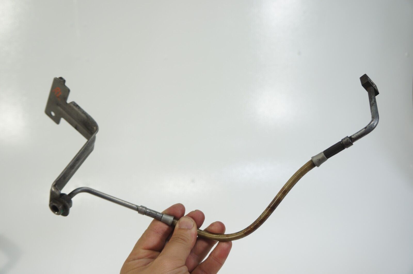 2010-2015 jaguar xk xkr-s xkr rear left driver side hydraulic brake line... - $55.00