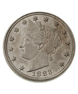 1883 Without CENTS 5C Liberty Nickel in BU Condition, Nice Luster - $76.92 CAD