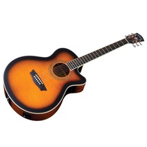 Acoustic And Electric Guitar Washburn Festival 6 String Tuner Eq Controls Pickup - £265.37 GBP