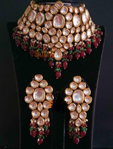 VeroniQ Trends-Royal Look Designer Kundan Choker Necklace Set for Bridal Wear, - £94.51 GBP