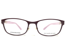 Kate Spade Eyeglasses Frames JAYLA 0W74 Pink Red Rectangular Full Rim 52... - £44.14 GBP