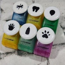 Cutting Edge Paper Punch Lot Of 6 Baby Bottle Hand Paw Print Carousel Ho... - £15.26 GBP