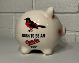Baltimore Orioles Piggy Bank Born To Be A Orioles Fan - £24.85 GBP
