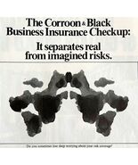 Corrode And Black Business Insurance 1979 Advertisement Vintage Ink Blot... - $35.24 CAD