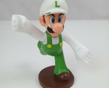 2018 Nintendo Super Mario Bros Luigi 3.5&quot; collectible McDonald&#39;s Toy - $3.87