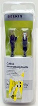 Belkin 7&#39; ft 2.13m Cat5e Networking Ethernet Cable BLACK Router PC/Mac C... - £2.94 GBP