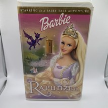 Barbie as Rapunzel VHS 2002 Vintage Clamshell Family Home Entertainment Works - £1.98 GBP