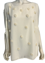 RSVP by Talbots Ivory Floral Puff Sleeveless Flowy Top, Women&#39;s Size 3X, NWT - £45.30 GBP