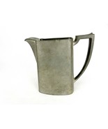 Rectangle Pewter Water Pitcher, Squared Bar Handle, Queen City SIlver Co... - $2,395.60 MXN