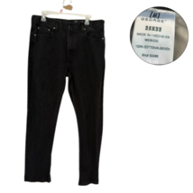 George Men’s Black Jeans 35x32 Straight Fit 100% Cotton Casual Denim - $14.84