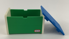 Little Tikes Dollhouse Miniature Playroom Toy Box Chest Replica Vintage ... - $39.55