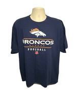 NFL Denver Broncos Football Adult Blue 2XL TShirt - $334.98 MXN