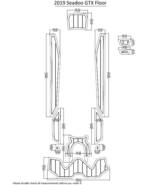 2019 Seadoo GTX Floor Swim Platform and Cockpit Pad Boat EVA Teak Decking - £228.23 GBP