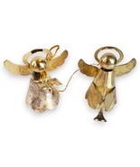 Vintage Tin Angel Ornaments - Made in Hong Kong - Set of 2 - 1970s/80s - $189.87 MXN